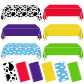 QUERICKY Story Tablecloth with sky clouds design adds bright ambiance to a party table