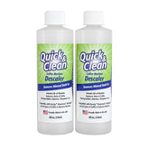 Quick & Clean descaler bottle pour showing easy dosing for machines