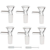 Qulfimea glass funnels 14mm set enable precise pouring with minimal spills.