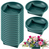 QWORK floral bowls green 6-3-inch for spacious centerpieces and bold designs.