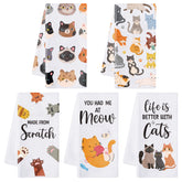 R HORSE cute cat towel set adds playful yet practical kitchen decor.