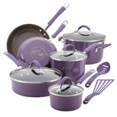 Rachael Ray Cucina lavender 1 qt saucepot with easy-release surface for quick meals