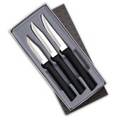 Rada G201 3-piece paring knife set for precise prep and easy fruit peeling.