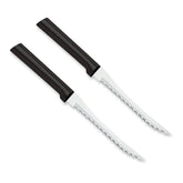 RADA tomato slicer knife W226 with 5-inch blade, ideal for precise tomato cuts.