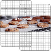 Rainspire cooling rack front view shows stable airflow for even cooling