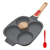 RANX INGST fried egg pan with lid showing four compartments for quick omelets