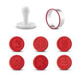 Rarest cookie stamps set 6-pack for festive baking