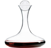 Ravenscroft large wine decanter with 66 oz capacity for quick aeration.