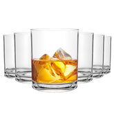 RÉΑLWÁY 12oz plastic whiskey glasses set of 6 for durable outdoor entertaining.