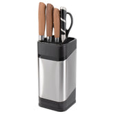RedCall kitchen knife holder front view with accessible slots for quick access.