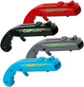 Redomm cap gun bottle opener front view for quick, playful bottle openings.