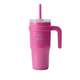 REDUCE 24oz tumbler with handle and Sip-It-Your-Way lid for flexible on-the-go sipping.