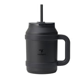 REDUCE 50 oz Cold1 tumbler exterior with ergonomic handle for easy carrying.