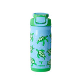 REDUCE Hydrate Pro Kids bottle with scuba turtles front view for easy school hydration