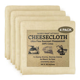Regency Wraps ultra-fine cheesecloth four-pack for precise straining and cooking prep