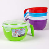 Regent Soup Bowl Set with microwave-safe handle, ideal for easy reheating and serving.