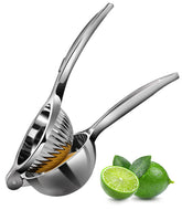 Rekix Lemon Squeezer in use shows max juice extraction for fresh citrus.