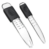 ReneeChef adjustable measuring spoons side view for precise dry measurement capability