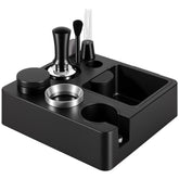 Reoszeank espresso knock box and tamping station keeps counters tidy and workflow smooth.
