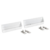 Rev-A-Shelf 11-inch tip-out tray white under-sink organization