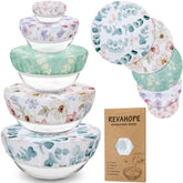 Revahope 10cm beeswax bowl cover seals small bowls for fresh storage
