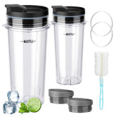 Revorit Ninja Fit 16oz cup, durable ABS for smooth blends.