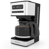 REVOTRA coffee maker with LED display enabling easy, precise brewing.