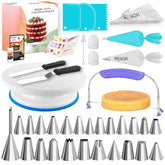 RFAQK 64pc cake decorating kit with all-in-one tools for budding bakers.