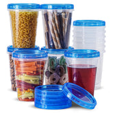 RFAQK 24pcs freezer containers with 32oz capacity and twist lids for easy meal prep.