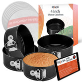 RFAQK mini cake pans assembled for compact baking versatility