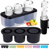 Rhewatin tumbler ice tray designed for Stanley and Yeti, fits 30-40oz cups for quick cooling.