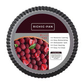 RICHSC-PAN 10-inch tart pan side view for even heat and a crisp crust