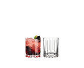 Riedel Double Rocks glass set of 2 for cocktails with large ice.