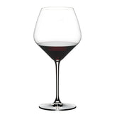 Riedel Extreme Pinot Noir diamond glass 4-piece set enhances bouquet.