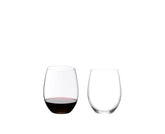 Riedel The O stemless design enhances handling and reduces breakage risk.