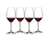 Riedel Wine Friendly red glass with 23-oz capacity for generous pours.