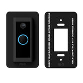 RingWired wall plate front view highlights its matt finish and clean edge.