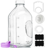 Ritayedet 64oz glass bottle cap provides airtight seal for beverages.