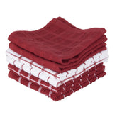 RITZ Terry Check Dish Cloth Set absorbs spills quickly for busy kitchens.