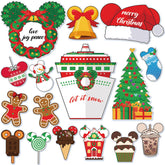 RiVolTa Christmas cruise door magnets with cute mouse designs for festive door decor