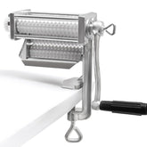 RLOZUI heavy-duty meat tenderizer front view showing sturdy aluminum body for easy cleaning.
