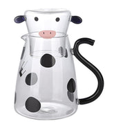 RockTrend cartoon cow carafe on bedside for easy refill