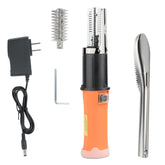 ROEDEER cordless fish scaler with battery pack for fast, clean scaling.