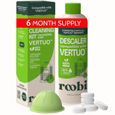 Roobi Vertuo descaling solution bottle for cleaner coffee