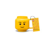 Room Copenhagen LEGO ceramic mug with iconic boy face, large 530 mL capacity for daily use.