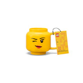 Room Copenhagen LEGO Ceramic Mug Winking Girl pour-ready view for coffee lovers