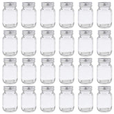 ROORUZ U Pack 2oz mason jar with silver lid for honey and jam storage