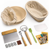 RORECAY round banneton 9inch for shaping artisan loaves with even crumb