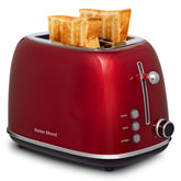 Roter Mond 2-slice toaster with stainless steel body for durability.