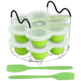 ROTTAY steamer rack with heat-resistant handles for easy lifting in Instant Pot